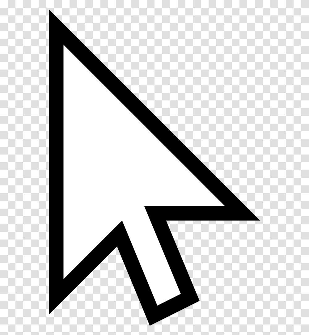 Cursor, Triangle, Stencil Transparent Png