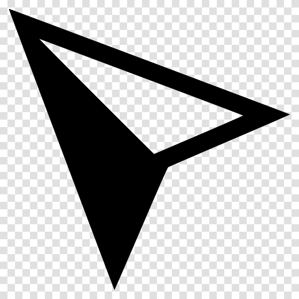 Cursor, Triangle Transparent Png