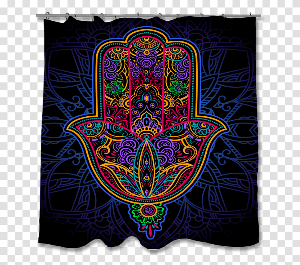 Curtain Clipart Hamsa Tattoo Psychedelic, Pattern, Doodle, Drawing Transparent Png