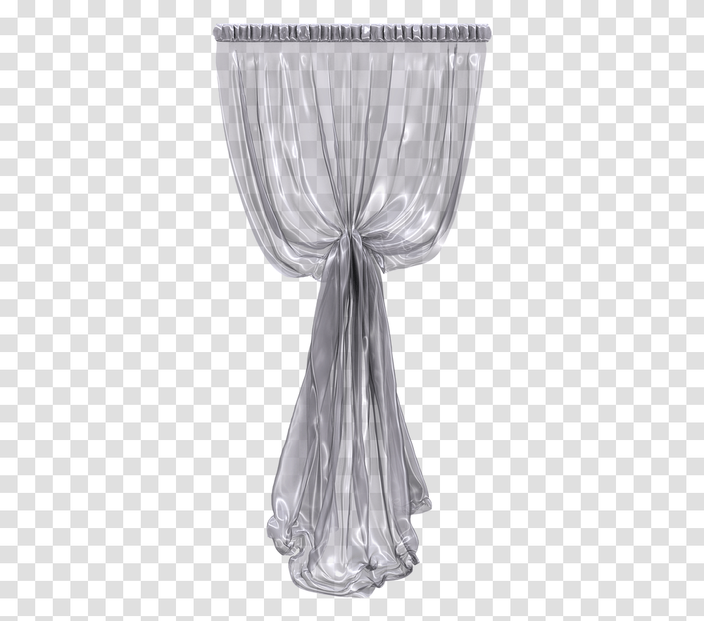 Curtain Fabric Translucent Hell White Curtain, Apparel, Glass, Evening Dress Transparent Png
