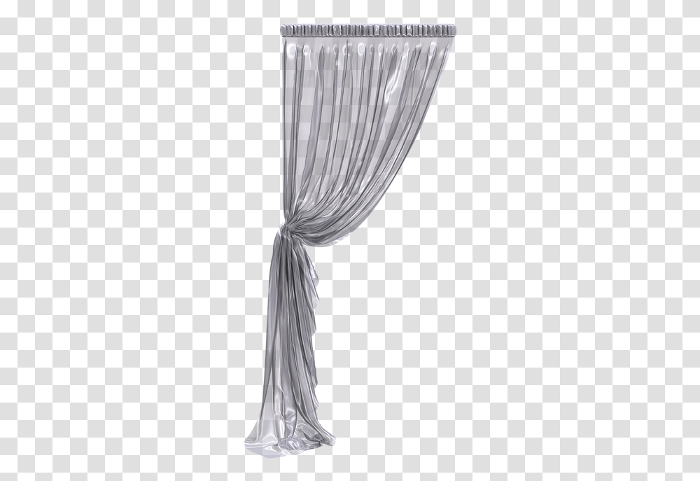 Curtain Fabric Translucent Hell White White Curtains, Silk Transparent Png