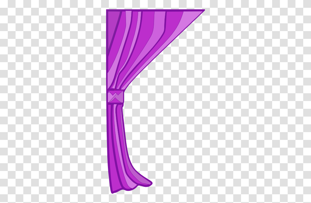 Curtain Left Clip Art, Purple Transparent Png