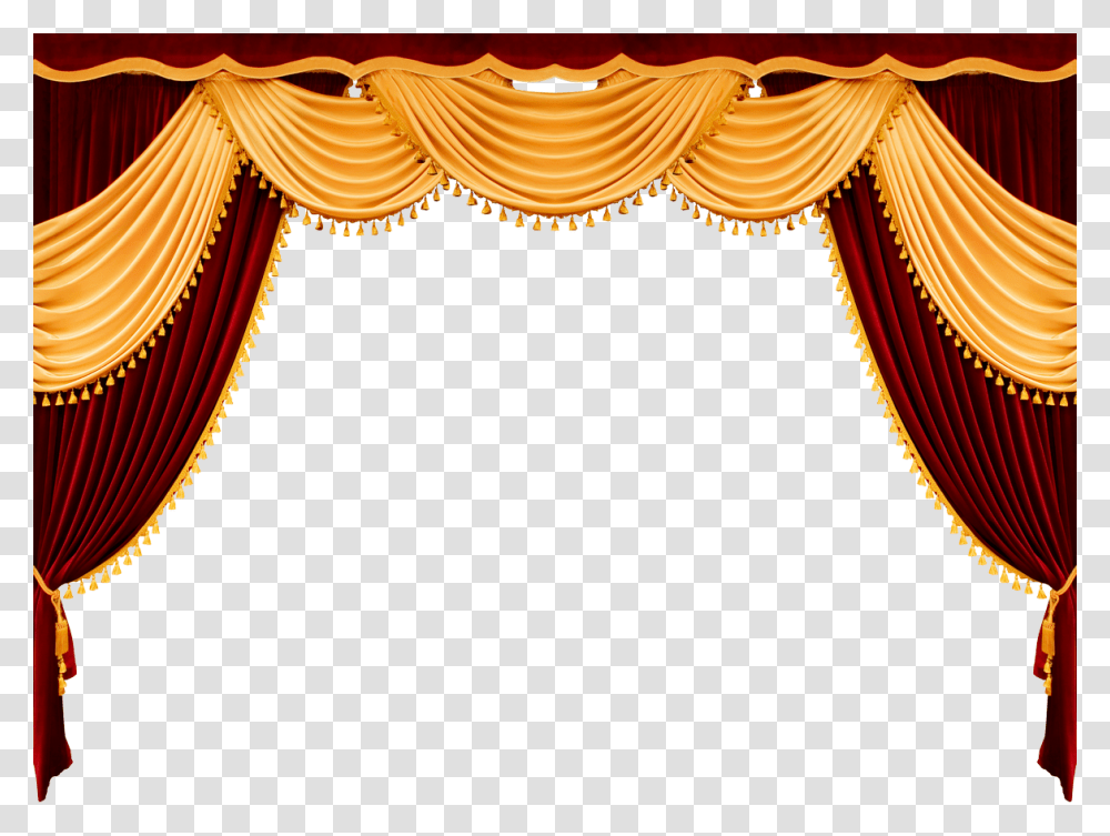 Curtains Image, Stage, Indoors, Room, Theater Transparent Png