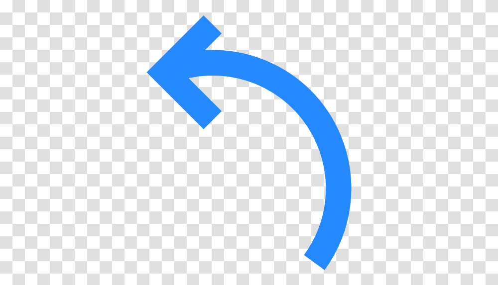 Curve Arrow Blue Curved Arrow Icon, Number, Symbol, Text, Recycling Symbol Transparent Png