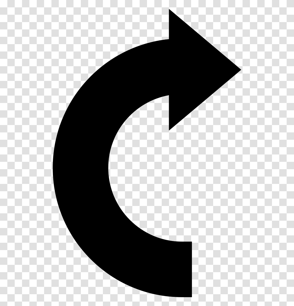 Curve Arrow Circle, Number, Logo Transparent Png
