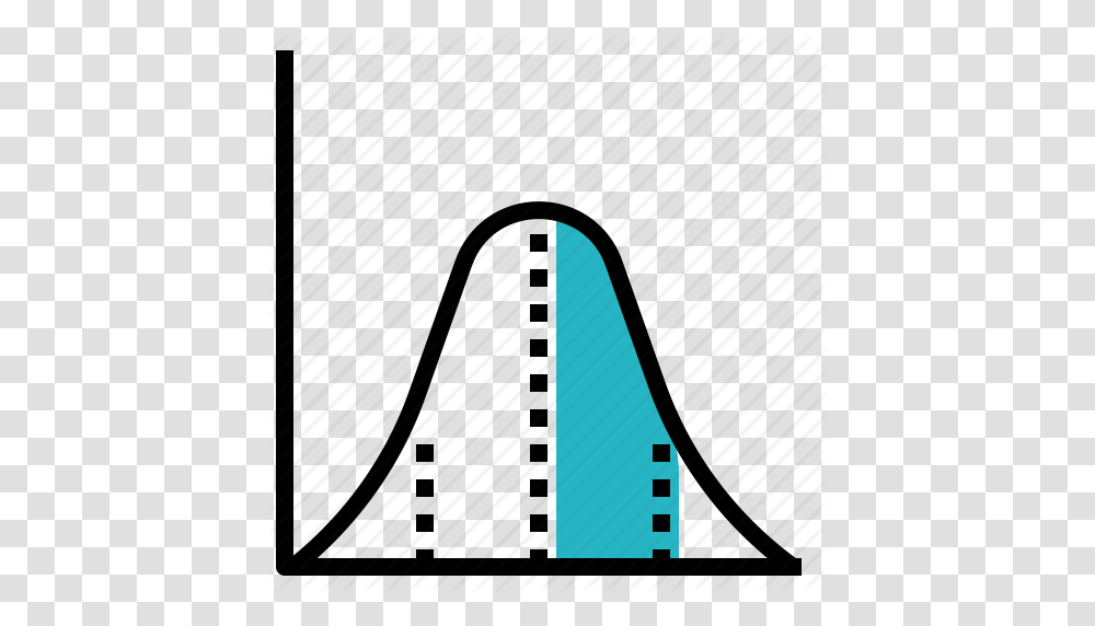 Curve Distribution Normal Percentile Icon, Plot, Triangle, Plan Transparent Png