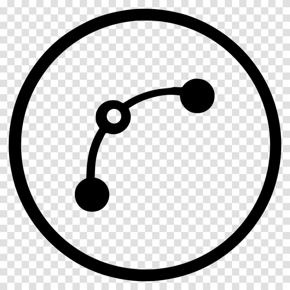 Curve Dots Transform Vector Line Circle, Stencil, Logo, Trademark Transparent Png