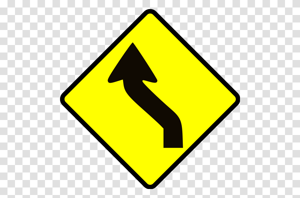 Curve Road Clipart Clip Art Of Vector Street Road Curve, Road Sign Transparent Png