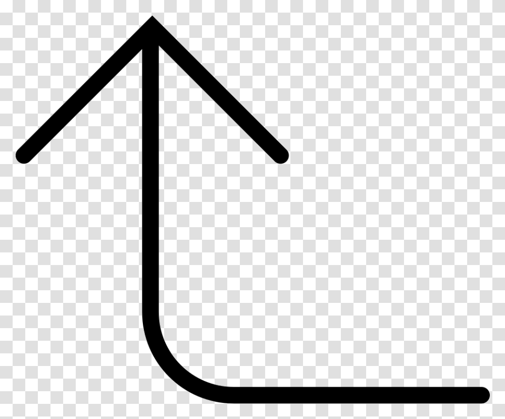 Curve Up, Triangle, Arrow, Sign Transparent Png