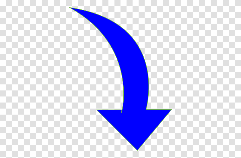 Curved Arrow Bright Blue Clip Art, Logo, Trademark Transparent Png