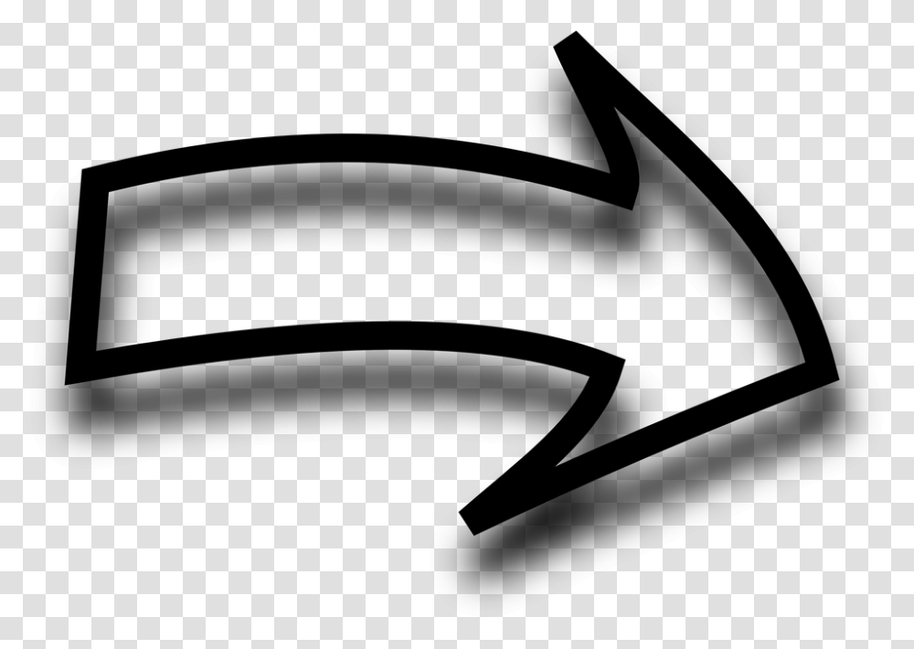 Curved Arrow Clipart, Gray, World Of Warcraft Transparent Png