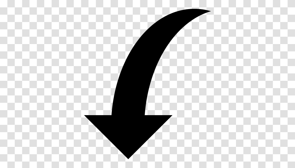 Curved Arrow Icon, Gray, World Of Warcraft Transparent Png