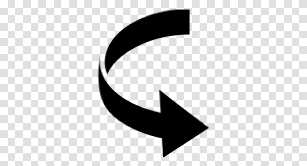 Curved Arrow Image Curved Arrow Icon, Gray, World Of Warcraft Transparent Png