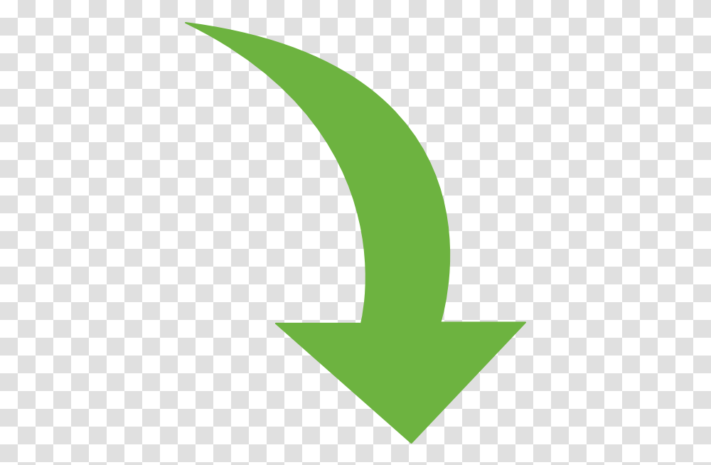 Curved Arrowbrightgreen Clip Art At Clkercom Vector Green Curved Arrow, Number, Symbol, Text, Logo Transparent Png