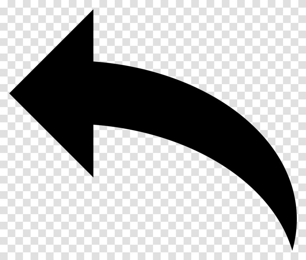 Curved Back Arrow, Axe, Tool, Label Transparent Png