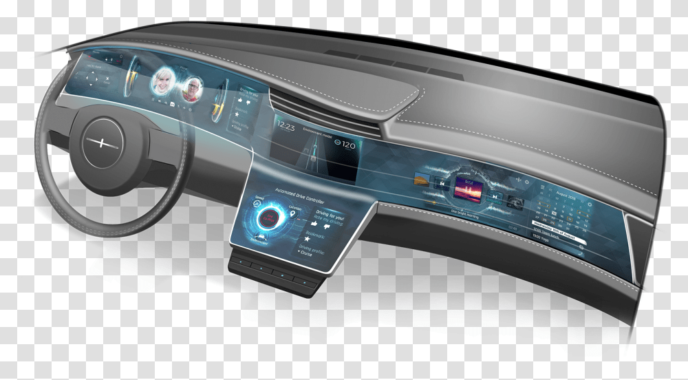 Curved Display Automotive, Machine, Electronics, Projector, Word Transparent Png