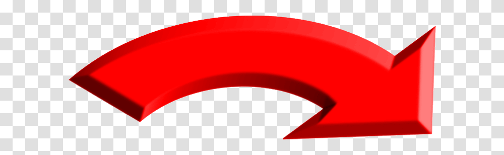 Curved Red Arrow Background Curved Red Arrow, Frisbee, Toy, Outdoors, Life Buoy Transparent Png