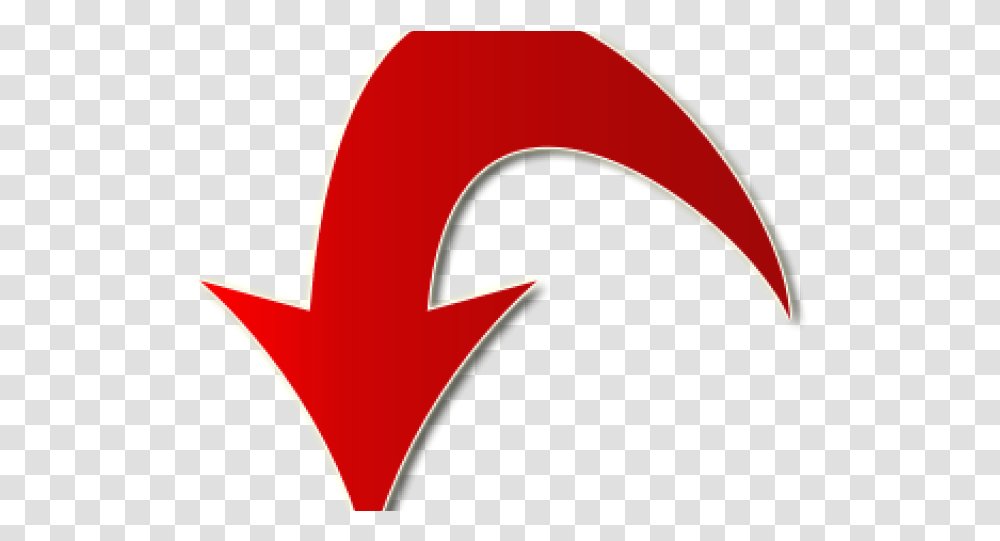 Curved Red Arrow Red Arrow Down 1212849 Vippng Charing Cross Tube Station, Symbol, Text, Number, Logo Transparent Png