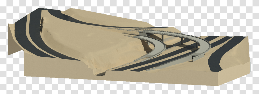Curved Road Curved Road Concrete Bridge, Soil, Sand, Outdoors, Nature Transparent Png