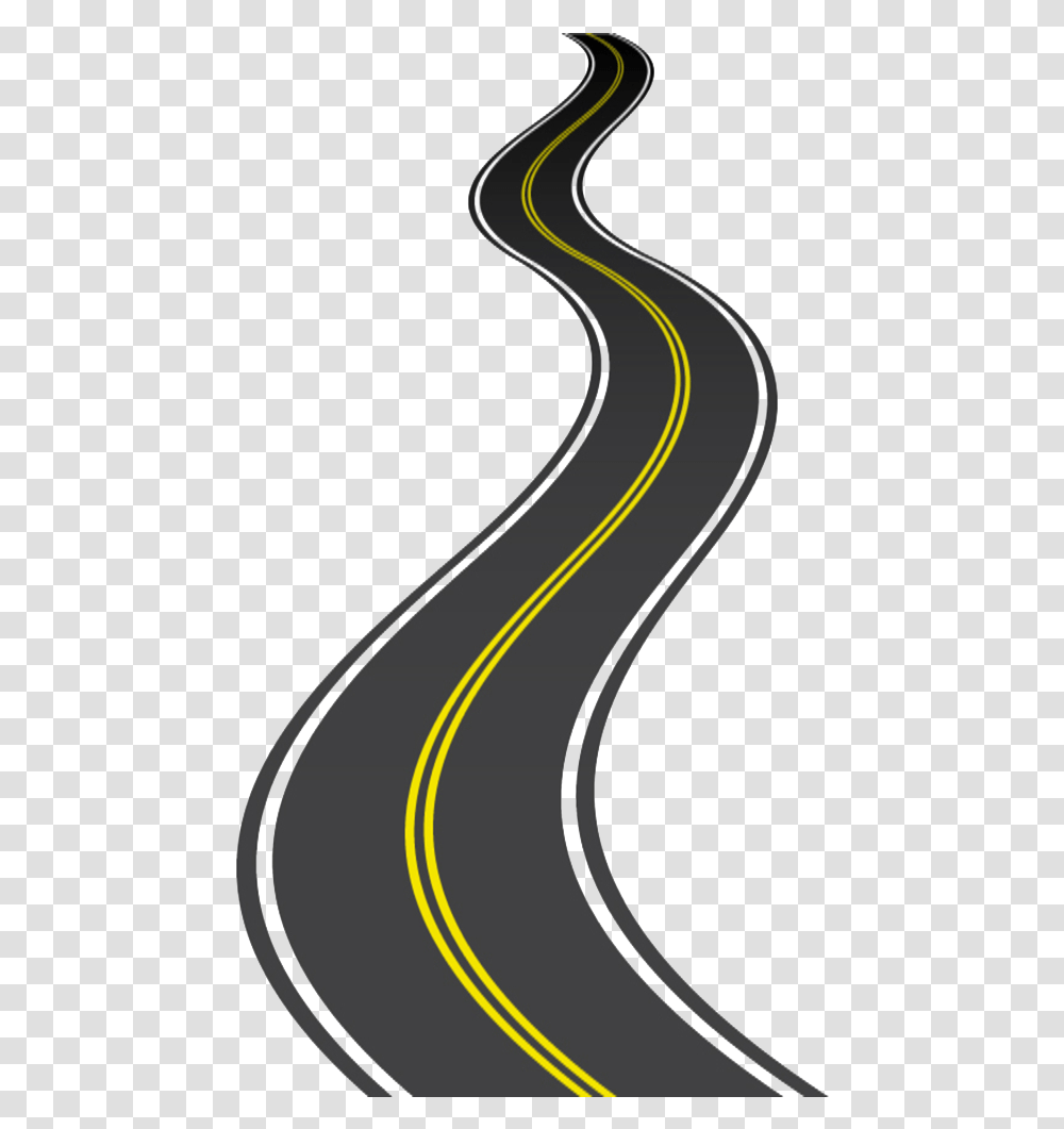 Curved Road Roads Clipart, Animal, Label, Eel Transparent Png