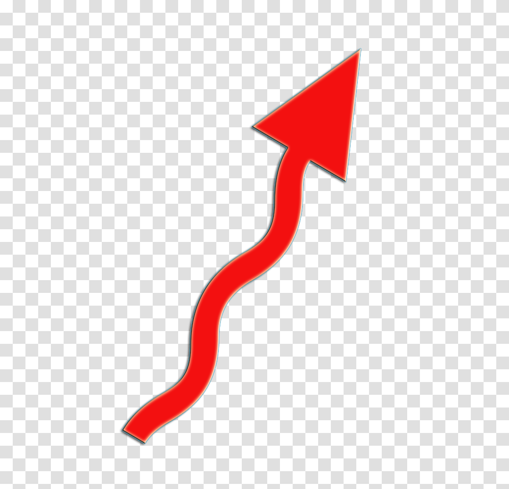 Curved Vector Arrow Image Red Curly Arrow, Axe, Tool, Label, Text Transparent Png