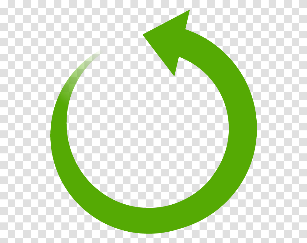 Curvedarrow Green Green Circle Arrow, Recycling Symbol, Logo Transparent Png