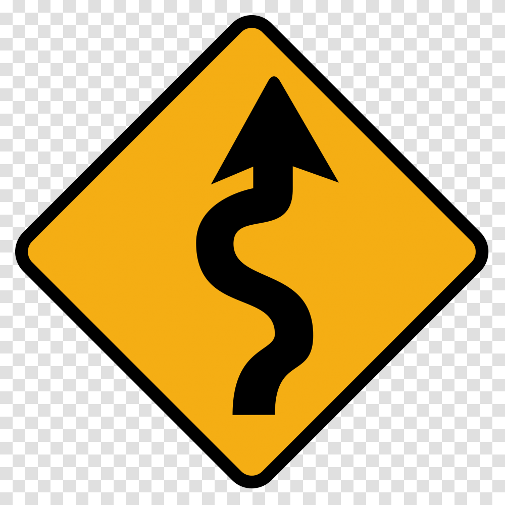 Curvy Road Signs Transparent Png
