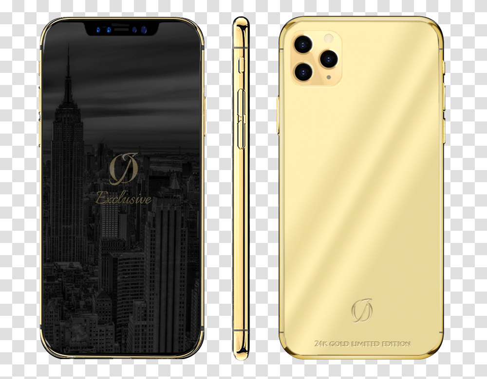 Custom 24k Gold Iphone 11 Pro Custom Iphone 11 Pro Max, Mobile Phone, Electronics, Cell Phone Transparent Png
