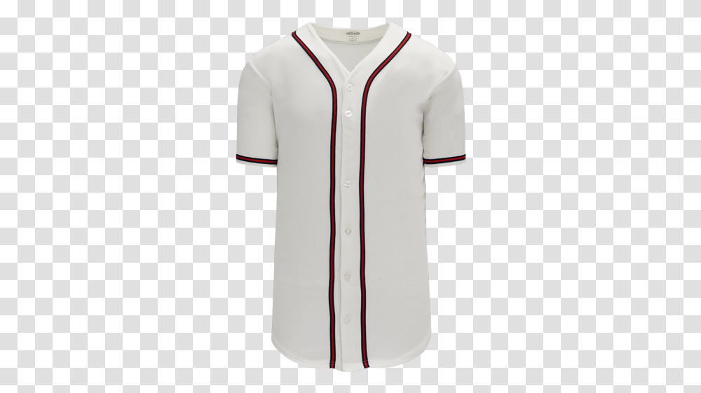 Custom Atlanta Braves Mlb Blank White Jersey Baseball, Clothing, Apparel, Shirt, Person Transparent Png