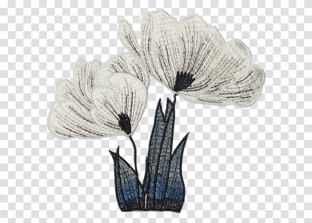 Custom Beautiful Flower Embroidered Patch Buttercup, Plant, Fungus, Petal Transparent Png