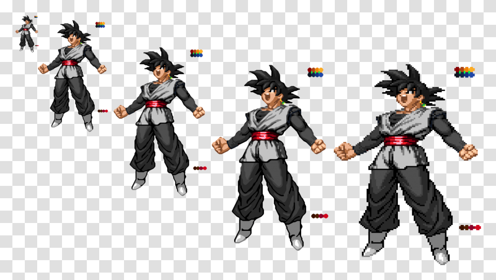 Custom Black Goku Sprite Dragon Ball Extreme Butden Sprite, Person, Human, Duel, Ninja Transparent Png