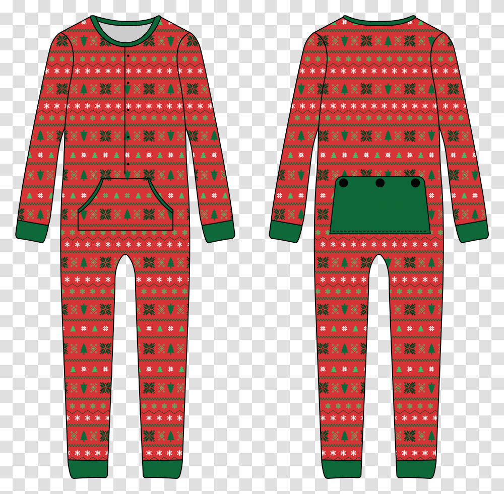 Custom Christmas Apparel Christmas Onesie Pajamas Clipart, Clothing, Suit, Overcoat Transparent Png