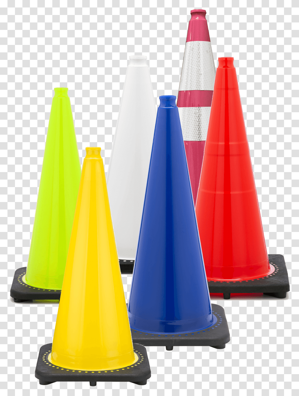 Custom Color Traffic Cones Transparent Png