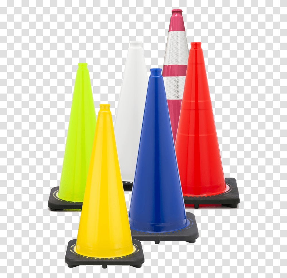Custom Color Traffic Cones Transparent Png