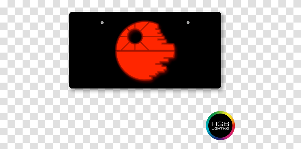 Custom Death Star Led License Plate Cover Light Emitting Diode, Pac Man Transparent Png