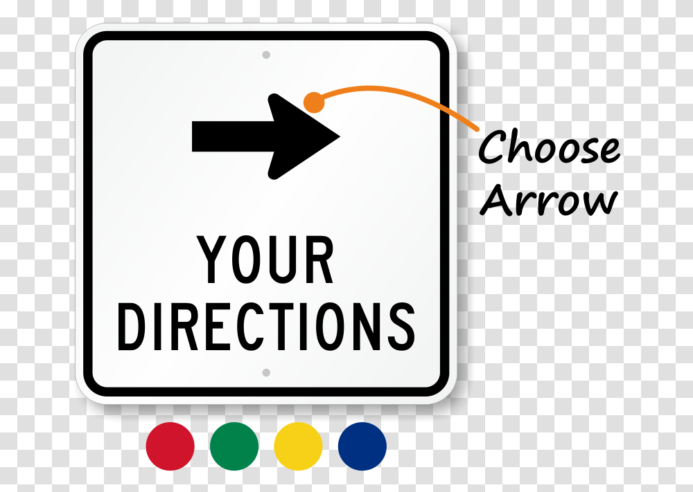 Custom Directional Arrow Sign Sku K2 3229 Vintage Street Signs Directions And Instructions, Symbol, First Aid, Road Sign Transparent Png