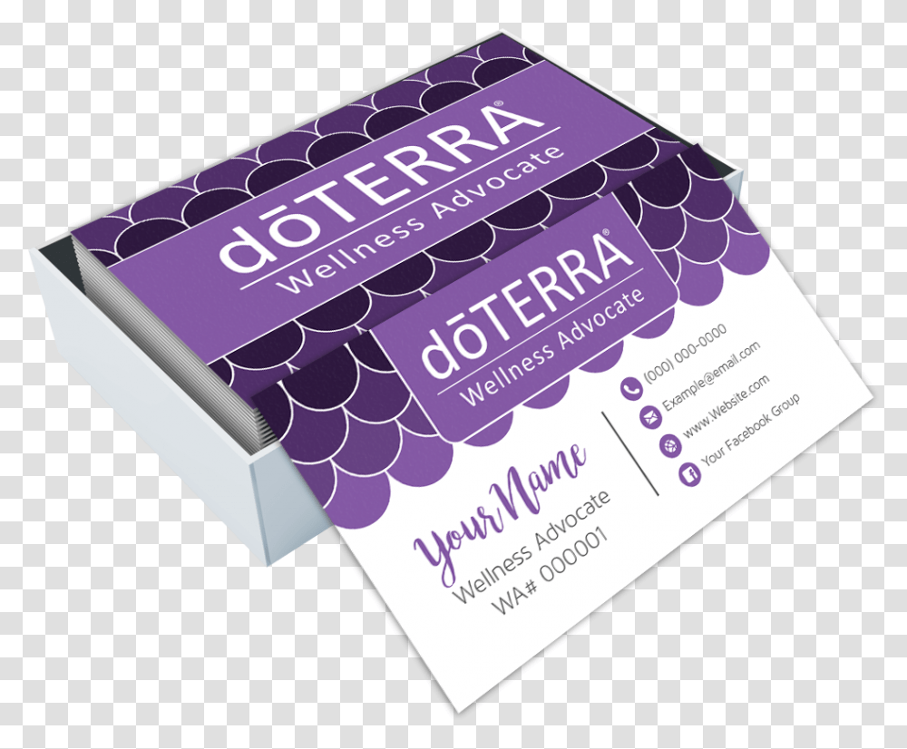 Custom Doterra Business Cards Design Doterra Essential Oils, Paper, Advertisement, Flyer Transparent Png