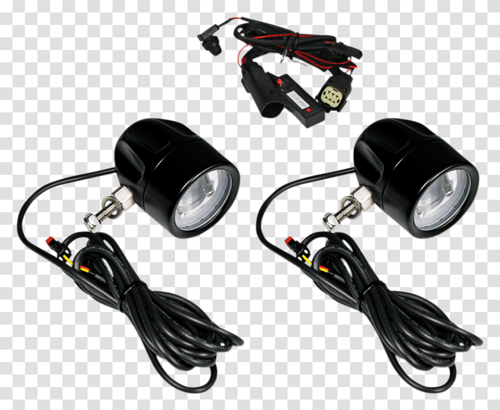 Custom Dynamics Black Fog Light Kit For 14 19 Harley Light, Lighting, Flashlight, Lamp, Headphones Transparent Png