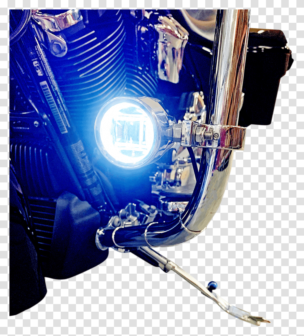 Custom Dynamics Probeam Chrome Led Halo Indian Challenger Custom Lights, Headlight, Bow, Lighting, Flare Transparent Png