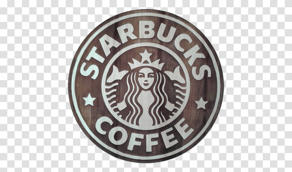 Custom Engraved Sign For Starbucks Starbucks, Logo, Trademark, Rug Transparent Png