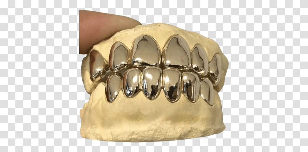 Custom Fit Solid Gold Grillz 14k Gold Grillz, Jaw, Teeth, Mouth, Lip Transparent Png