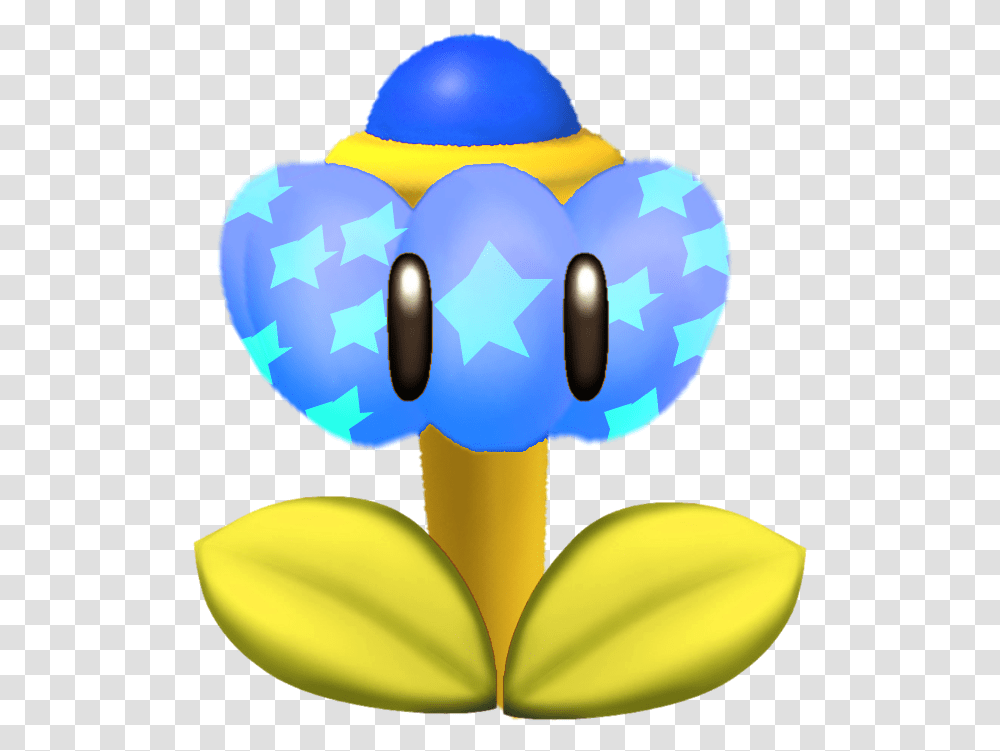 Custom Flower Power Up Mario, Rattle, Balloon, Plant, Blossom Transparent Png