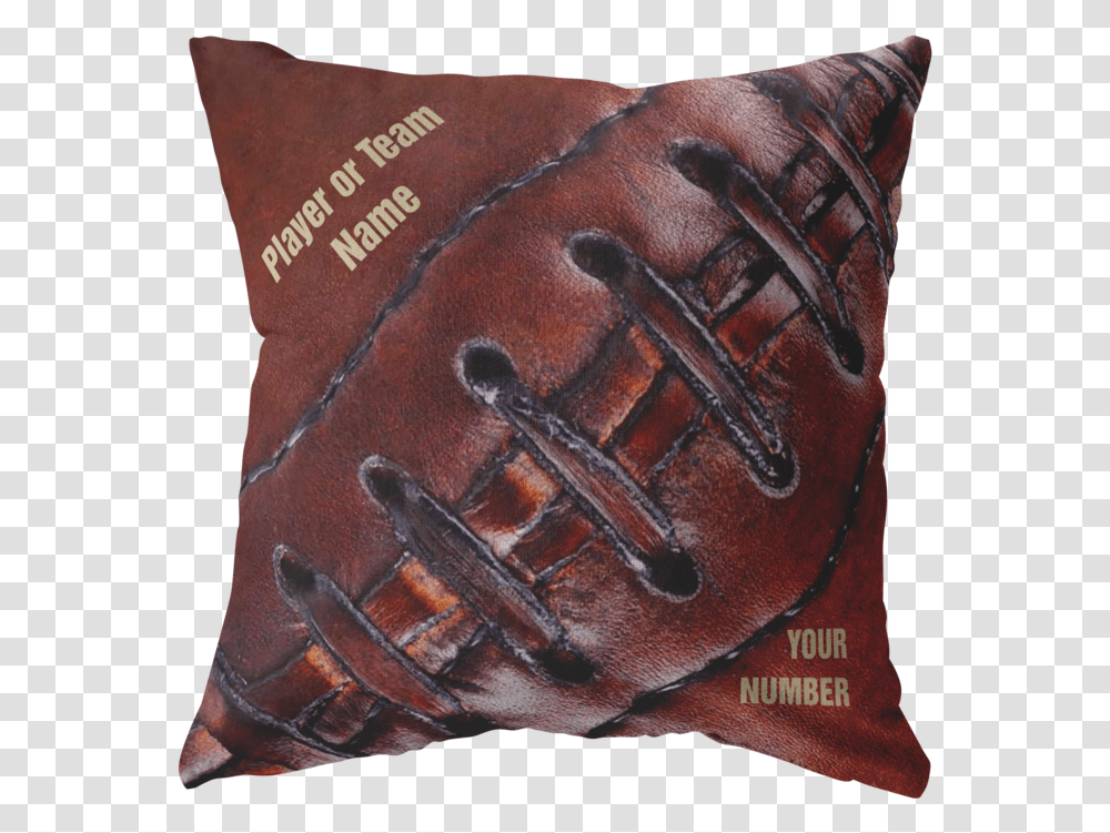 Custom Football Pillows Decorative, Cushion, Clothing, Apparel, Sport Transparent Png