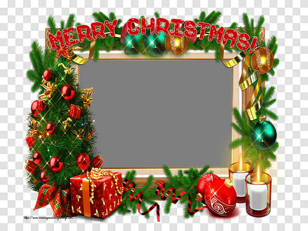 Custom Greetings Cards For Christmas Frame Christmas Frames And Borders, Plant, Tree, Christmas Tree, Ornament Transparent Png