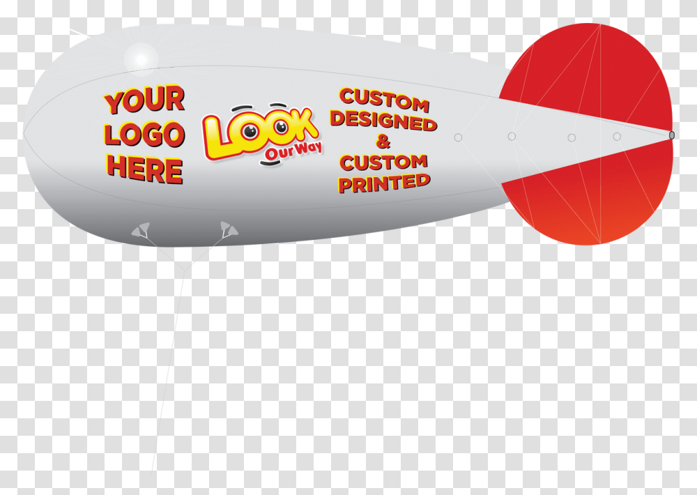 Custom Helium 30ft Advertising Blimp Rigid Airship, Aircraft, Vehicle, Transportation Transparent Png