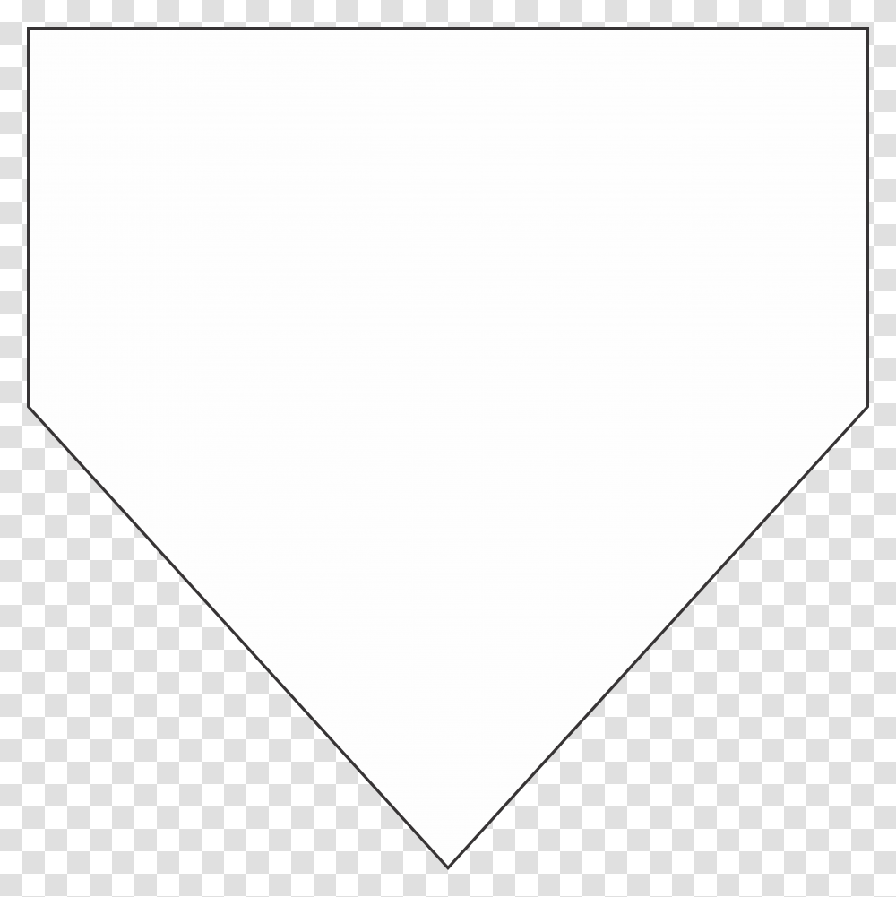 Custom Home Plate Pennant, Triangle, Envelope Transparent Png