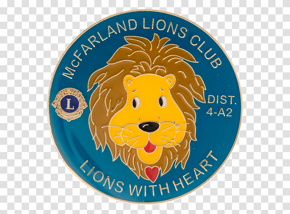 Custom Lions International Club Pins Medals Coins & Badges Big, Logo, Symbol, Trademark, Label Transparent Png