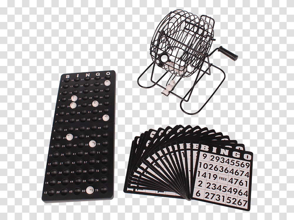 Custom Made Deluxe Wire Cage Bingo Set Hand Fan, Musical Instrument, Mobile Phone, Electronics, Cell Phone Transparent Png