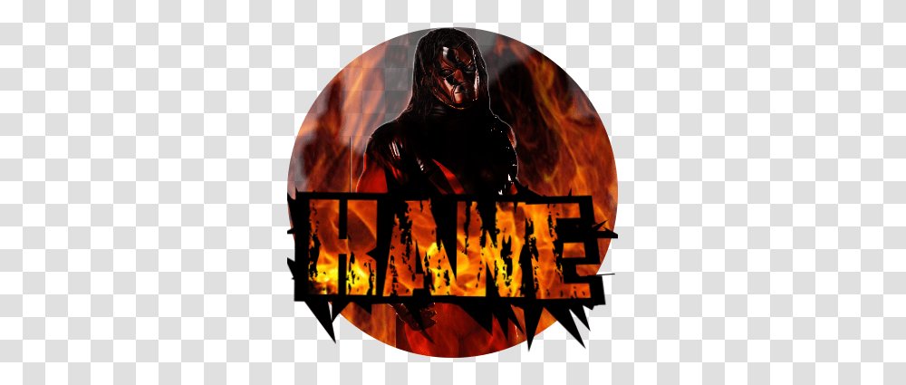Custom Made Wwe Kane Edit Logo Kane Wwe, Person, Human, Fire, Flame Transparent Png
