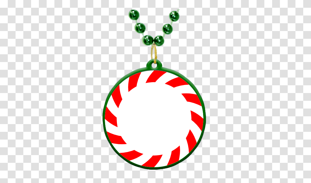 Custom Mardi Gras Bead Medallion With Beautiful Stripe Border, Ornament Transparent Png